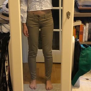 American Eagle khaki jeggings
